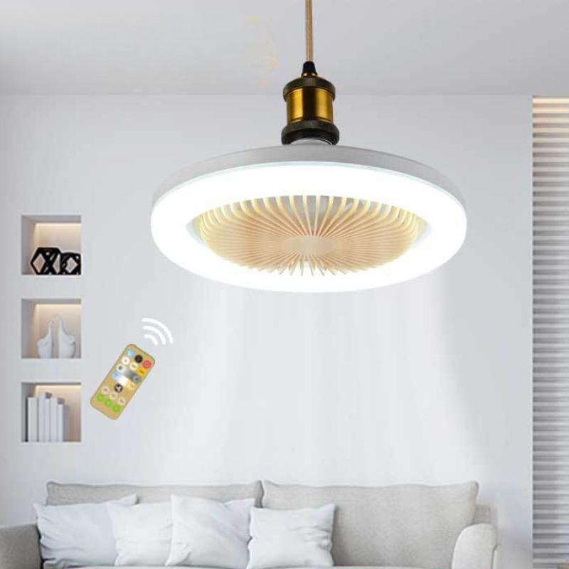 LED Ceiling Fan with Lights 30W Ceiling Fan Lights with Remote Control 3 Color Dimmable for Living Room Dining Room Bedroom Office