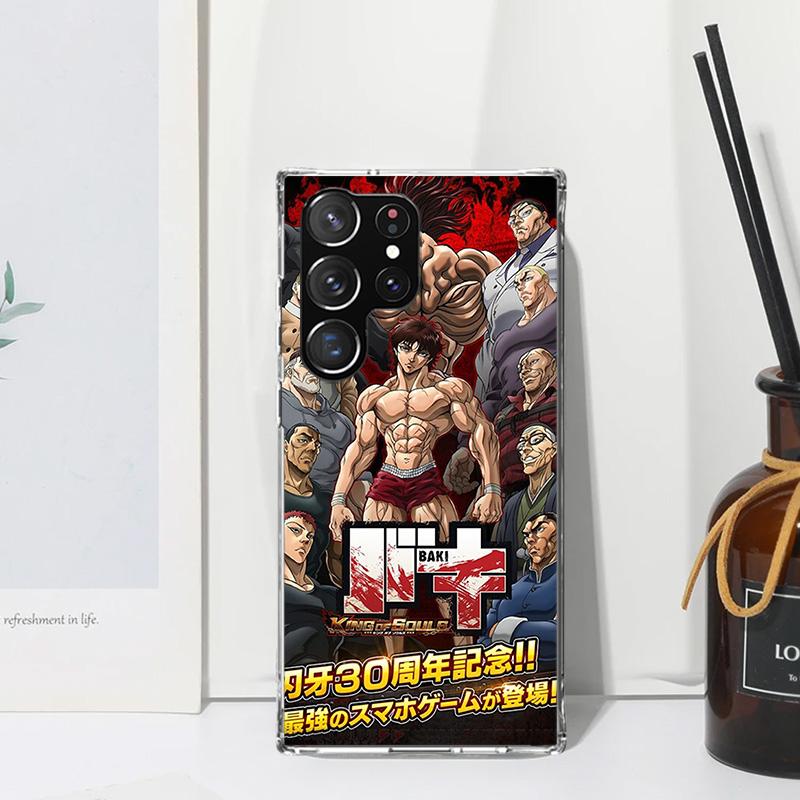 Baki the Grappler Original Anime Phone Case For Samsung Galaxy S26 S25 Edge S24 FE S23 S22 Ultra S21 Plus S20 + Art Fundas Back