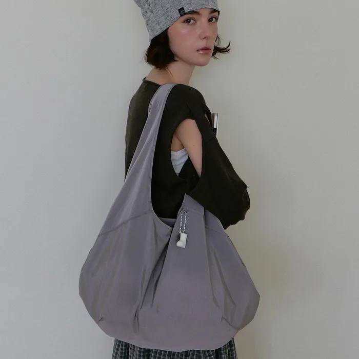 Airy Folding Hobo Bag_Pale Purple