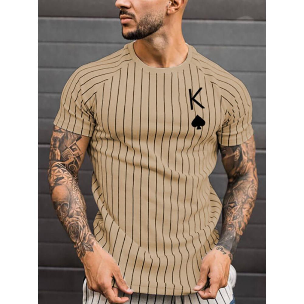 Loose sports T-shirt 3D digital printed short sleeved youth fashion summer casual round neck T-shirt for men