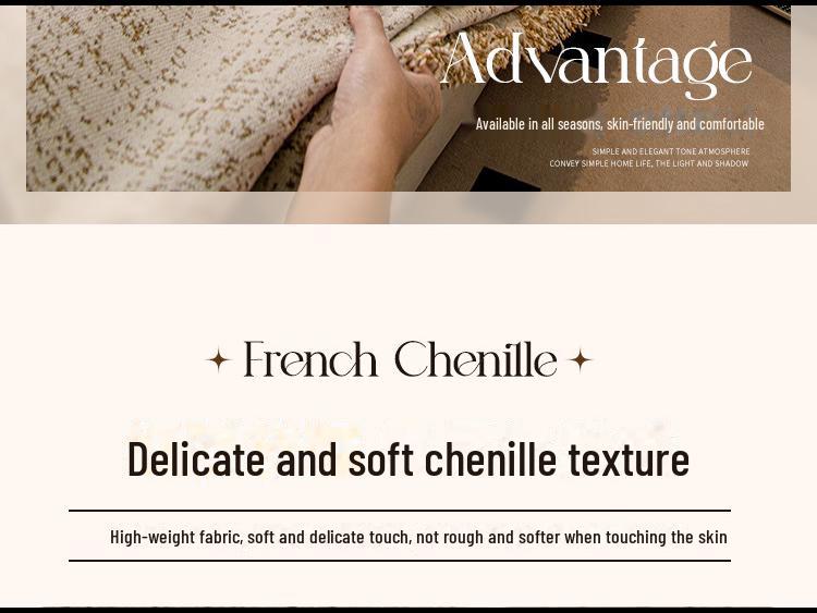 Prémiový potah na pohovku z žinylky: Univerzální deka pro celý rok 2024