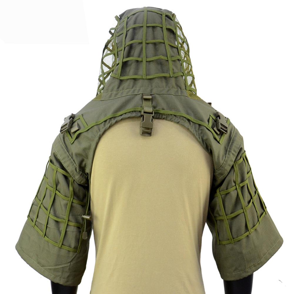 Ghillie uzvalka pamats, Ghillie pončo, Maskēšanās