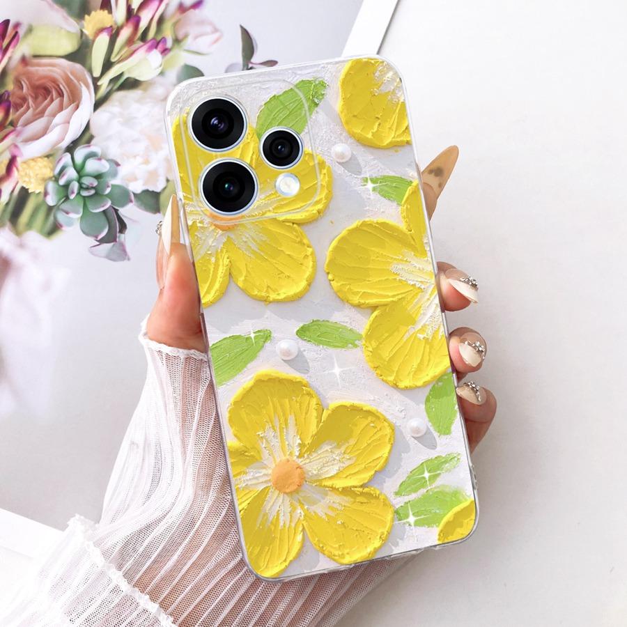 For OPPO Reno15 Reno 15F Case Cute Cat Painted TPU  Phone Case for OPPO Reno15 F Reno 15 CPH2825 Protective Soft Silicone Capa