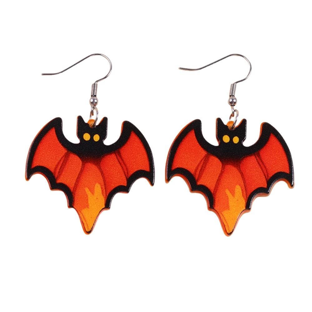 Heart Cute Ghost Ear Studs Spider Pumpkin Dangle Earrings Creative Halloween Earrings  Party