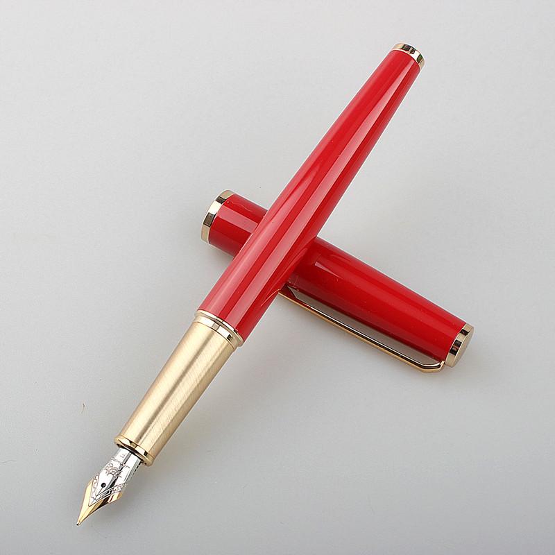 Jinhao 95 Series Fountain Pen Retro Design Metal Elegant Clip Fine Nib Writing Office Business Signature School A6267