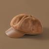 New Autumn and Winter Octagonal Hat Children Internet Celebrity Painter Beret Duck Tongue Versatile Face Small Tide Cap