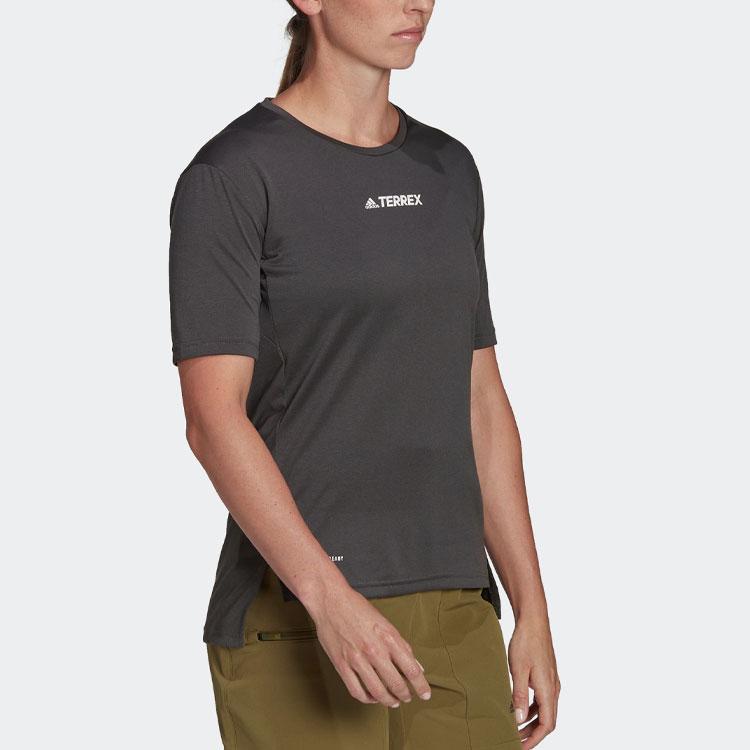 Adidas Terrex Mt Tee With Front Logo Women Tops Black H53386
