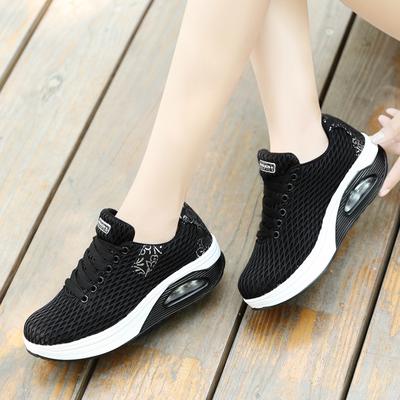 8 Spring New Breathable Big Net Rocking Shoes Women's Fashion Sports Casual Shoes Korean Version Mesh Platform Women's Shoes