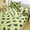 Spannbettlaken-Set mit Cartoon-Katzen, Queen-Size-Größe, süßes Kätzchen-Bettwäsche-Set, Kawaii-Katzen-Bett-Sets, Schlafzimmer-Dekoration für Kinder, Teenager und Erwachsene