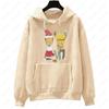 Beavis and Buttheads Christmas Xmas Festive Costumes Loose Graphic Hoodie Unisex Holiday Gift for Men Casual Wear Sweatshirt