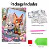 Disney Zootopia Nick and Judy Pearl Painting Handmade Pearl Kit Home Decoration Painting