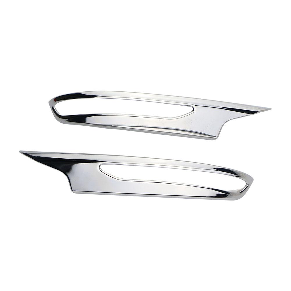 

Для Renault Koleos 2017 2018 для Samsung QM6 2017 2018 Накладка на зеркало заднего вида Накладка бокового зеркала Декоративная наклейка Аксессуары серебряный