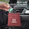 Car Leather Storage Bag Glasses Phone Key Organizer Box For Mazda 2 6 3 CX5 CX80 CX70 CX90 MX30 CX60 CX50 CX30 BT50 e-TPV CX3
