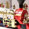 Train Plaything For Toddlers Electric Steam Locomotive With Smoke, Light & Sound, Toddler Plaything Trucks Ideal Present For Kids