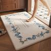 imitation velvet  bathroom floor mat toilet toilet toilet door absorbent foot mat household quick-drying carpet