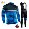 2026 Winter Fleece Warm Cycling Suit, Cycling Suit Fleece Warm Winter Thickened Long-sleeved Trousers Cycling Suit