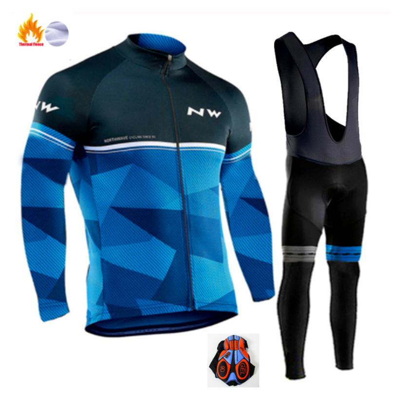 2026 Winter Fleece Warm Cycling Suit, Cycling Suit Fleece Warm Winter Thickened Long-sleeved Trousers Cycling Suit