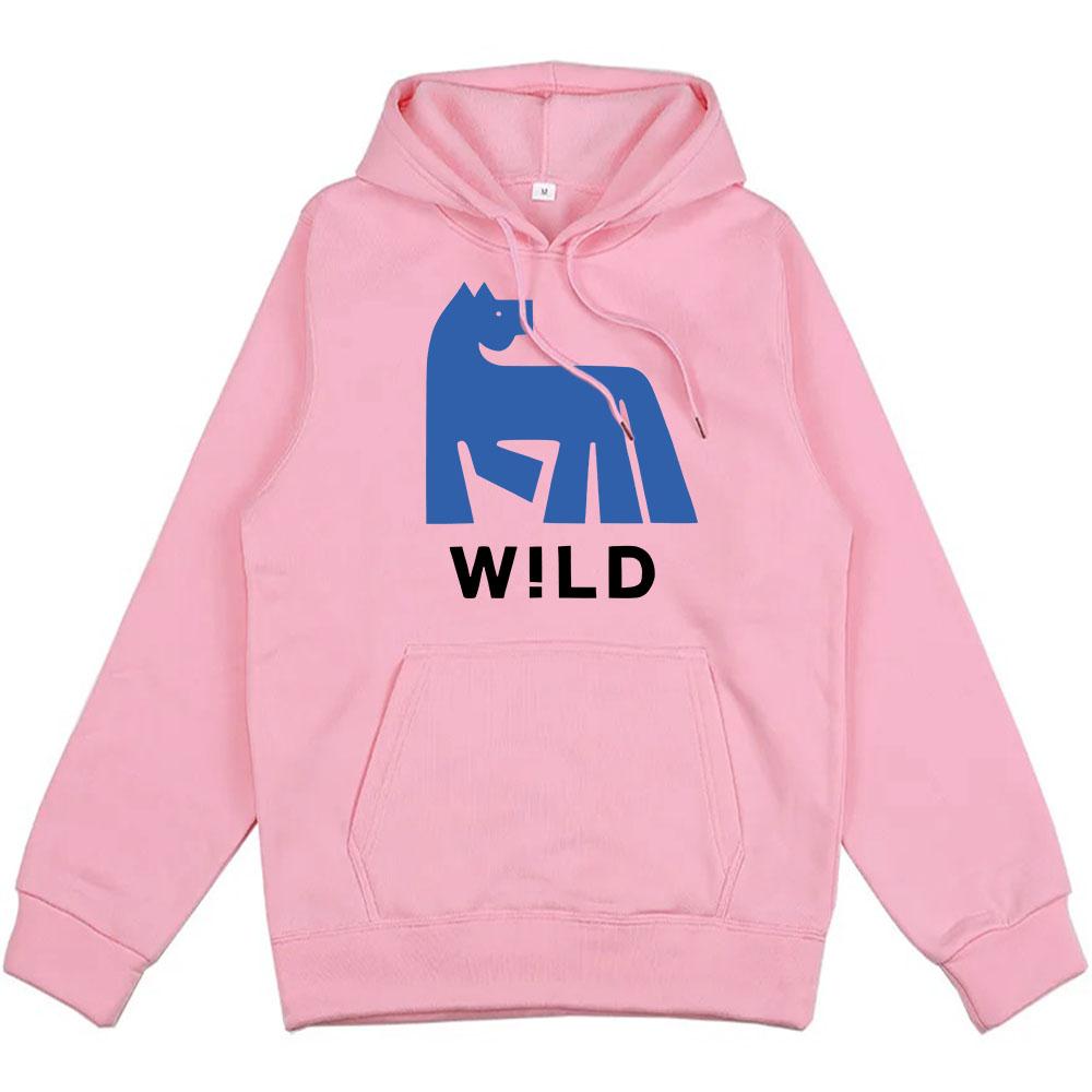 W!LD Album Grafik Kapuzenpullover Russ Sänger Lustiger Cartoon Print Sweatshirts Fleece Locker Unisex Streetwear Herren Damen Kleidung Grunge