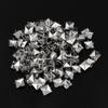 100pcs Square Rivet Metal Studs Spikes Nail Punk Shoes Belt Clothing Decor DIY