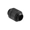 Brass G1Celsius4 Thread 360 Degree   Tube Adapter for Computer Water Cooling System Black