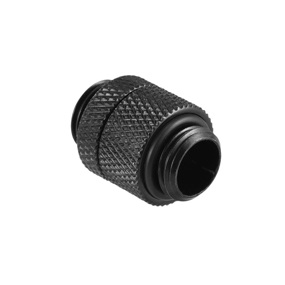 Brass G1Celsius4 Thread 360 Degree Tube Adapter for Computer Water Cooling System Black