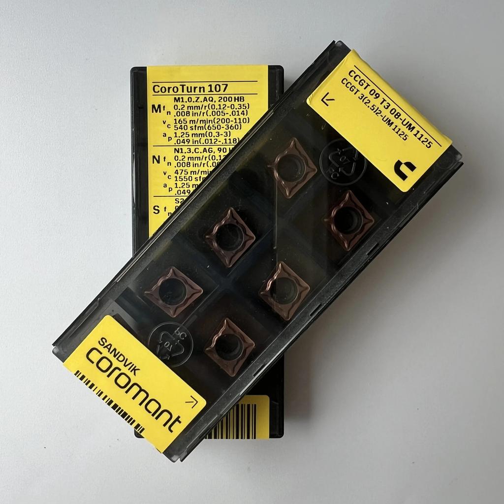 CCGT09T308-UM 1125 / Industrial Indexable Carbide Inserts 10 Pcs