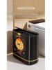 2026 Gap Trash Can: Stylish, Large Capacity Bin with Lid for Bathroom, Kitchen, and Living Room