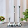 Wrought Iron Electroplated Candlestick: Luxurious Decor for Hotels, Weddings, or Dining Tables