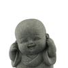 Sandstone Little Monk Figurine Cute Desktop Cculpture Dolls Buddha Statue  Fireplace