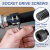 PATIKIL 10-Pack Hex Socket Head Cap Screws, M6 x 40 mm, Grade 12.9 Carbon Steel, for Bolt Combine, Home Hardware, Electrical Appliances, and