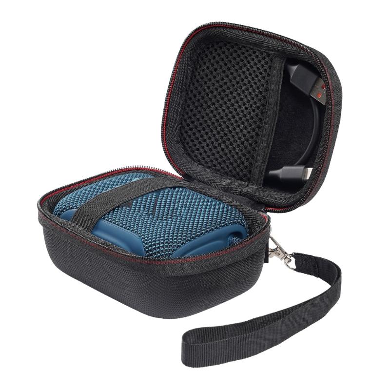 High Density EVA Bag Protective Case for GO5 Speakers Shockproof and Waterproof Cover Shell Carrying Pouches Soft Lining