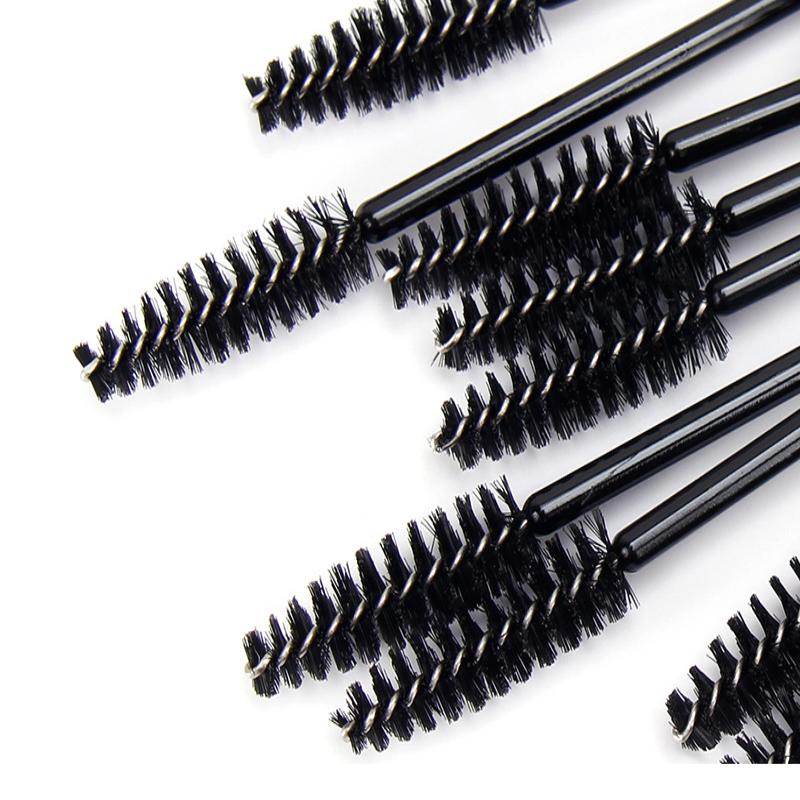 Kit d'outils de brosse à Mascara, brosse à cils jetable à la mode, bobines applicateurs, recourbe-cils, outils de maquillage, 50 pièces