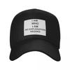 I AM Baseball Cap Golf Cap Big Size Hat Luxury Hat FeUnisex Unisexs
