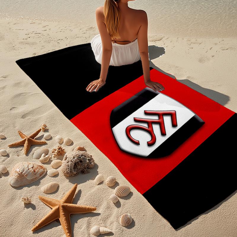 Fluminense Club Crest Beach Towel, Quick-drying, Easy to Care for, Use for Both Fitness and Beach Vacations,Sports Essential Fan Gift