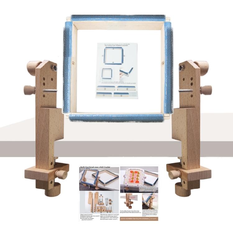 Stickständer für den Schreibtisch mit Stickrahmen, Stickrahmenhalter für Handarbeiten, Stickständer für den Schreibtisch