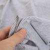 Pure Cotton 1mm Striped Elastic Knitted Fabric for Sewing T-shirts Dresses Children's Clothing Cotton Doll Clothes DIY Fabrics