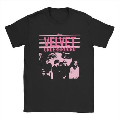 Camiseta unisex de algodón The Velvet Underground, divertidas camisetas de cuello redondo, ropa de manga corta, idea de regalo unisex