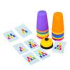 Stacking Cup Set Interactive Early Education Skill Development Durable Stacking Cups Toy for Boys