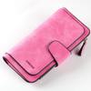 Korean Women's PU Leather Frosted Clutch: Multi-Purpose Long Wallet & Large Capacity Card Holder