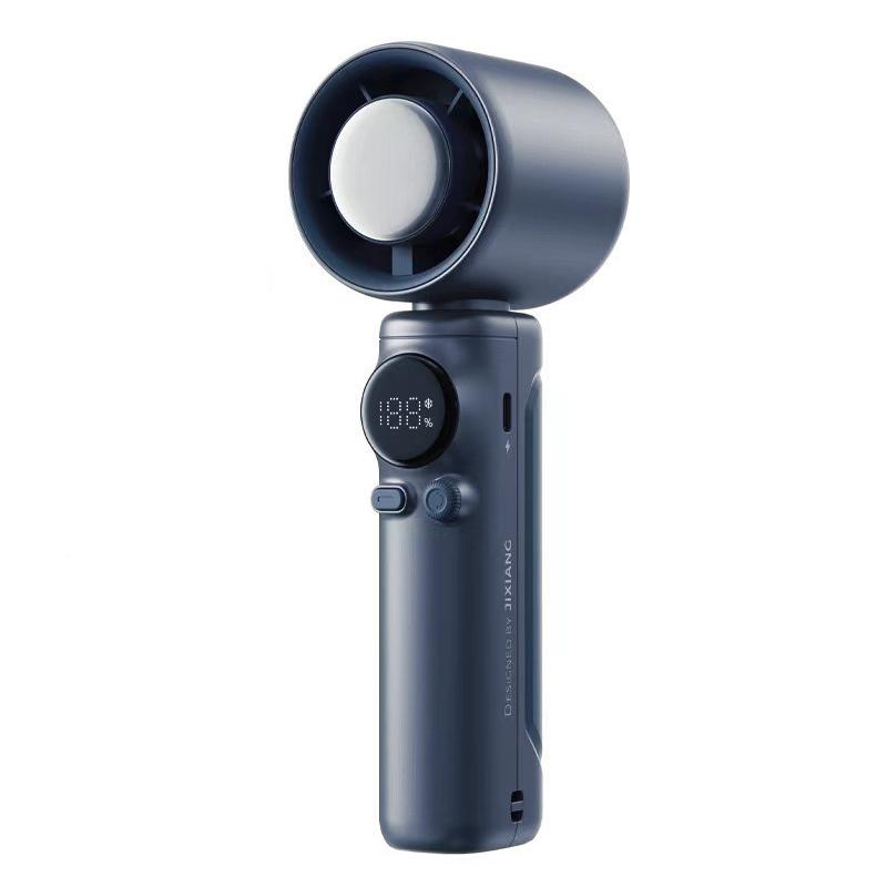 Xiaomi Handheld High-speed Small Fan 100-speed Adjustable Wind Turbo Digital Display Ice Cooling Usb Rechargeable Electric Fan
