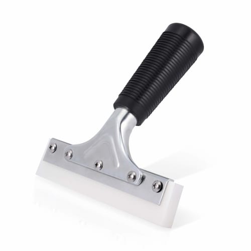 Ehdis 15*3,1CM Silikon Wasserabzieher Abzieher, T-förmiger Abzieher für Autos, Fenster und Badezimmer, mit Gummigriff, extra dicker Klinge und eingebautem