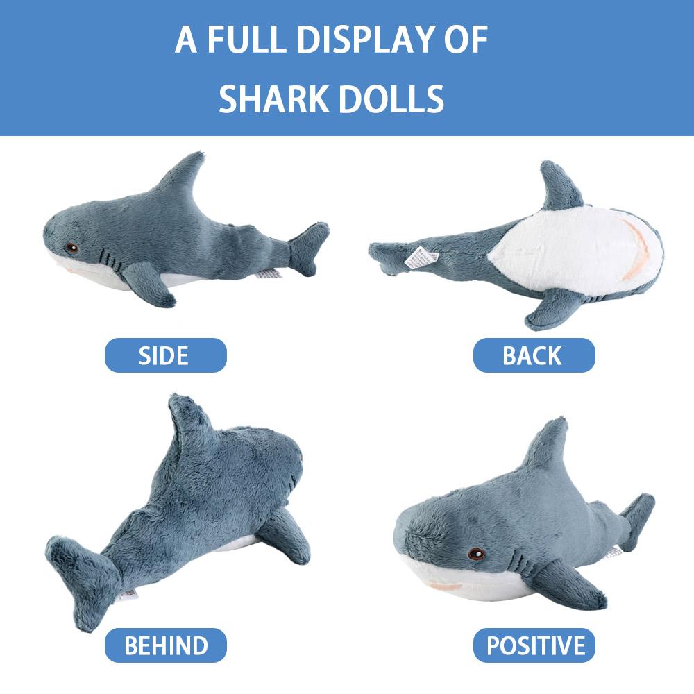 Children Accompany Toy Stuffed Animal Shark Stuffed Dolls Birthday Gifts Giant Shark Plush Toy