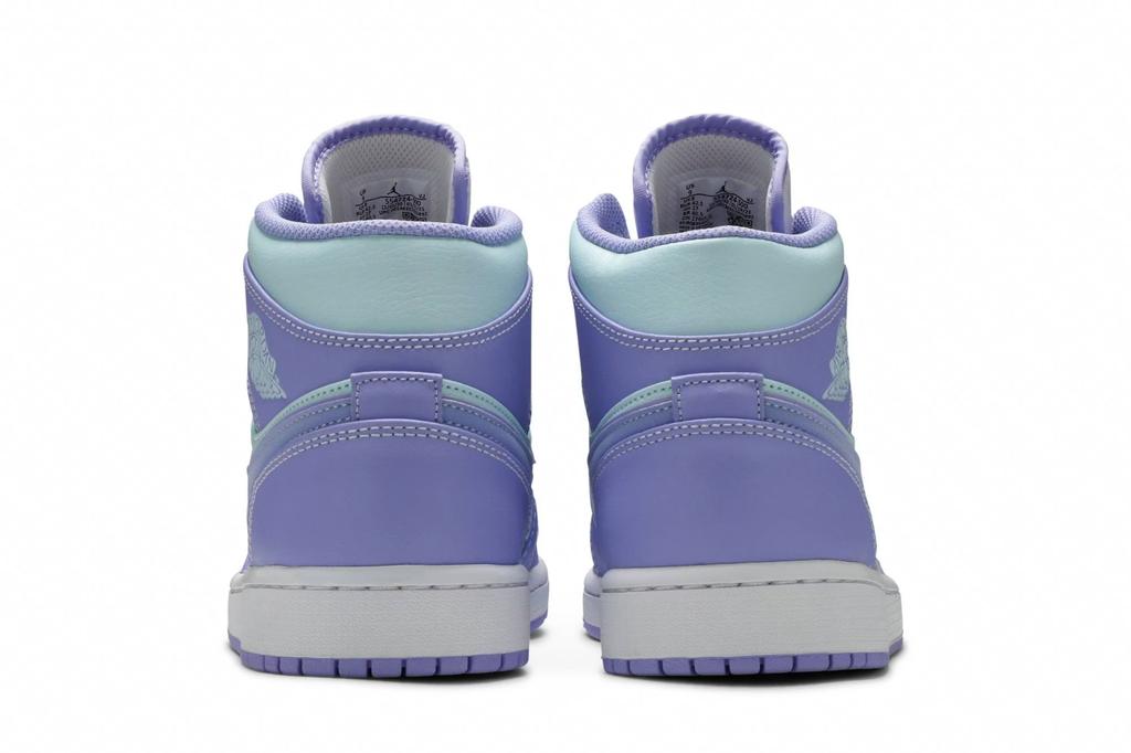 554724-500 Nike Air Jordan 1 Mid "Purple Aqua" (Unisex)
