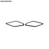 For VW Volkswagen Polo  -  Car Dashboard A Pillar Speaker Audio Frame Cover Kit Trim Carbon Fiber / Red Accessories