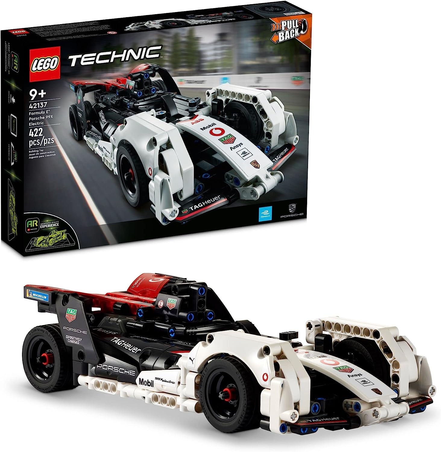 

LEGO Technic Formula E Porsche 99X Electric 42137, набор для сборки модели игрушечного гоночного автомобиля с эффектом погружения, подарки для детей
