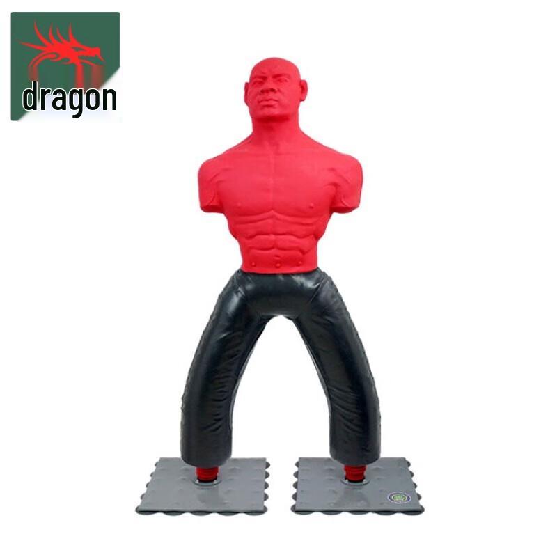 Long Zhan Leather Humanoid Freestanding Punching Bag