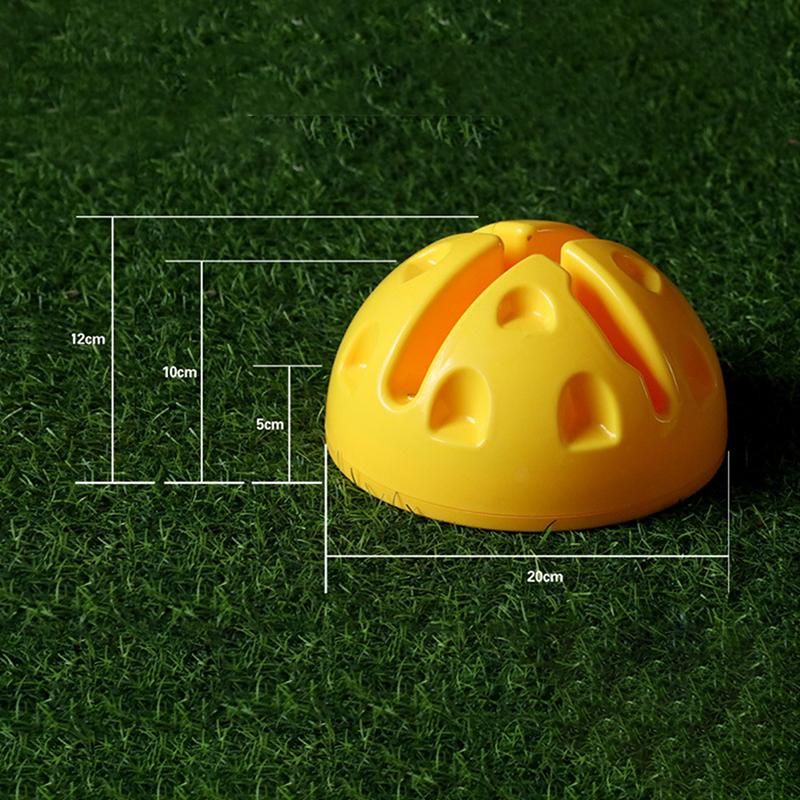 1 Pezzo Base ad Iniezione d'Acqua Porta da Calcio Bandierina Logo Palo Segnale Attrezzatura per Allenamento Segnaletica Bastone Segnalatore di Ostacoli