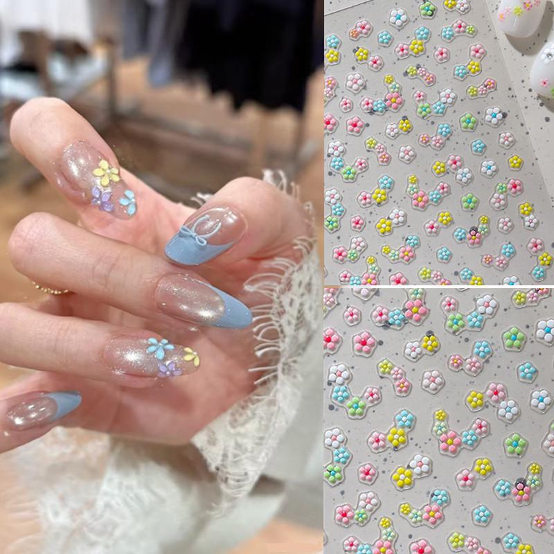 5D Pink Insect Nail Art Stickers with Adhesive - TikTok Hot Trend Jelly Phone Case