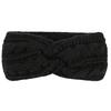 Fleece Lining Winter Headbands Wide Edge Hair Band Fashion Knitted Headbands  Hair Accessories