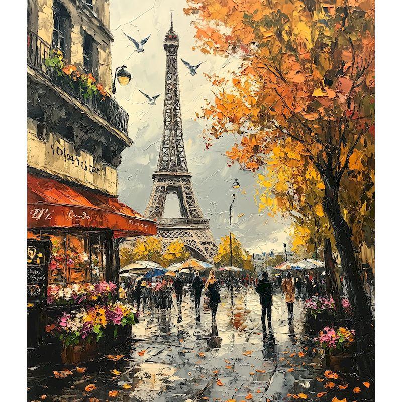 

Adults Acrylic Paint By Numbers Romantic Couple Picture Hand Painted Package 40x50 Handicrafts Kits For Living Room Home Decor 30x20cm no frame